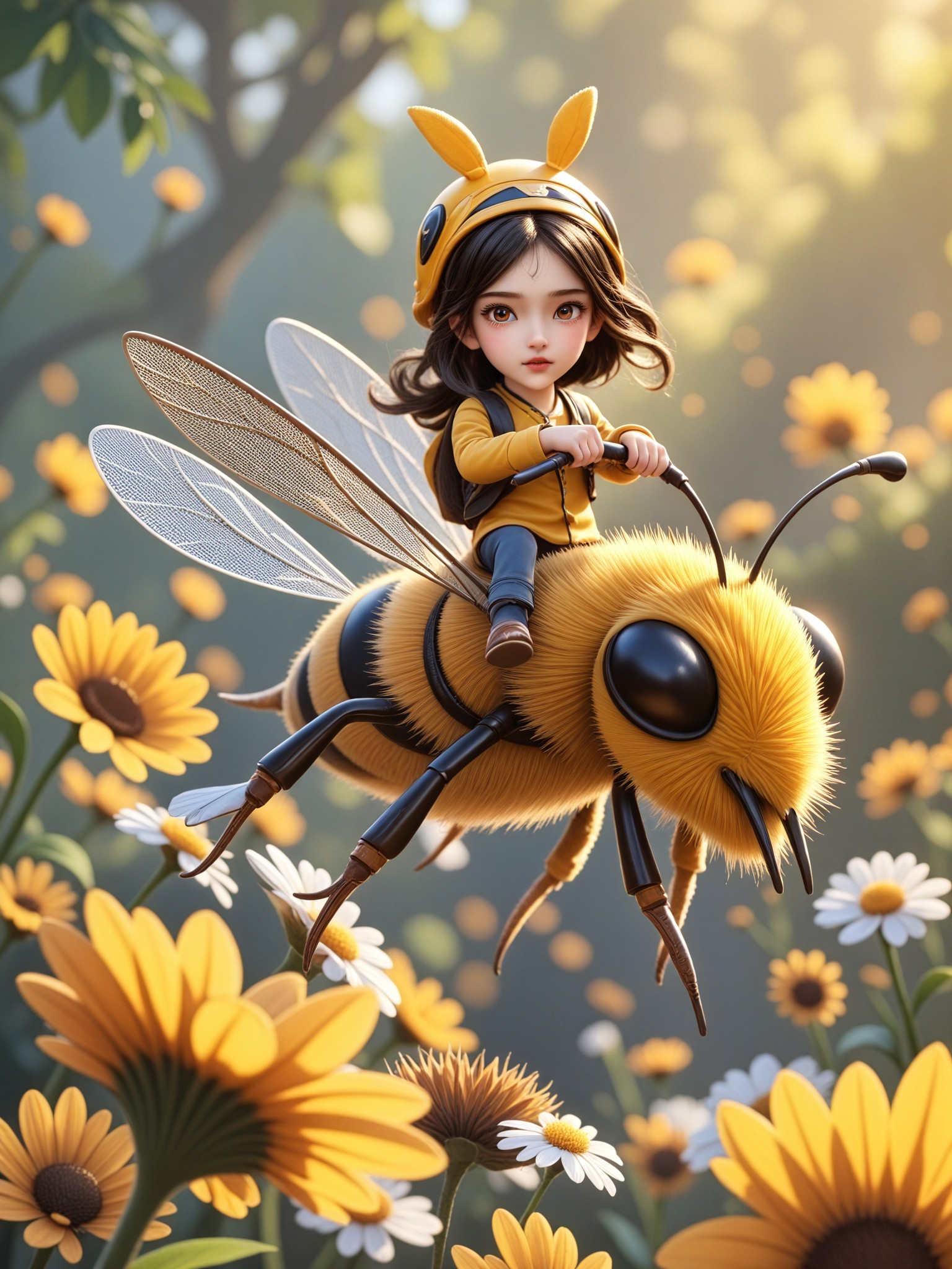 The Little Bee Rider: CG Art Style Converter | a1.art