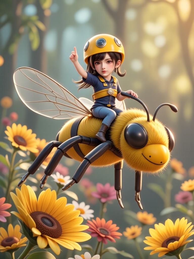 Dynamic video "The Little Bee Rider" image