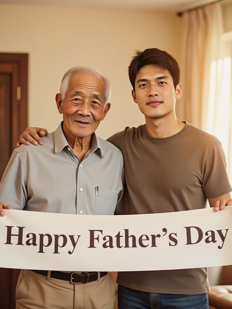 Happy Father's Day With Son image