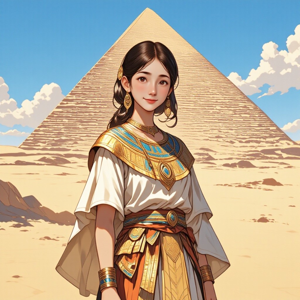 Egyptian pyramids image