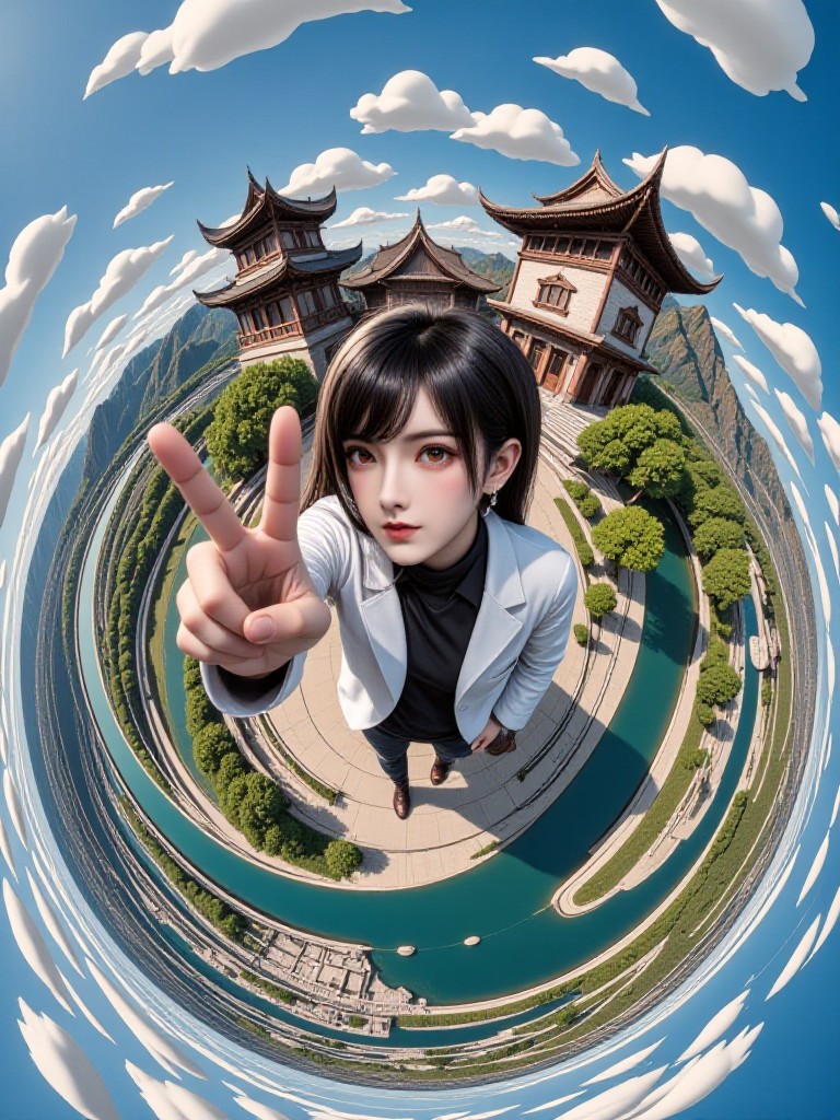 AI Animated version - Handsome and beautiful version "Smiling at the Center of the World 2025: A Youth Manifesto from a Spatial Perspective" image