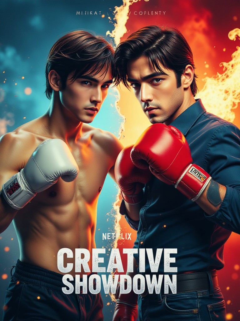 AI Animated version - Men's version 🥊 It's about a confrontation, a direct confrontation image