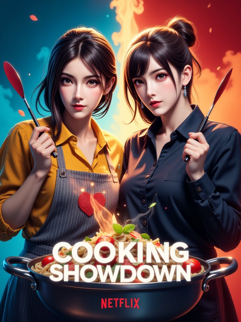 AI Animated version - Women's version 🥊 It's about a showdown, a direct confrontation of culinary skills image