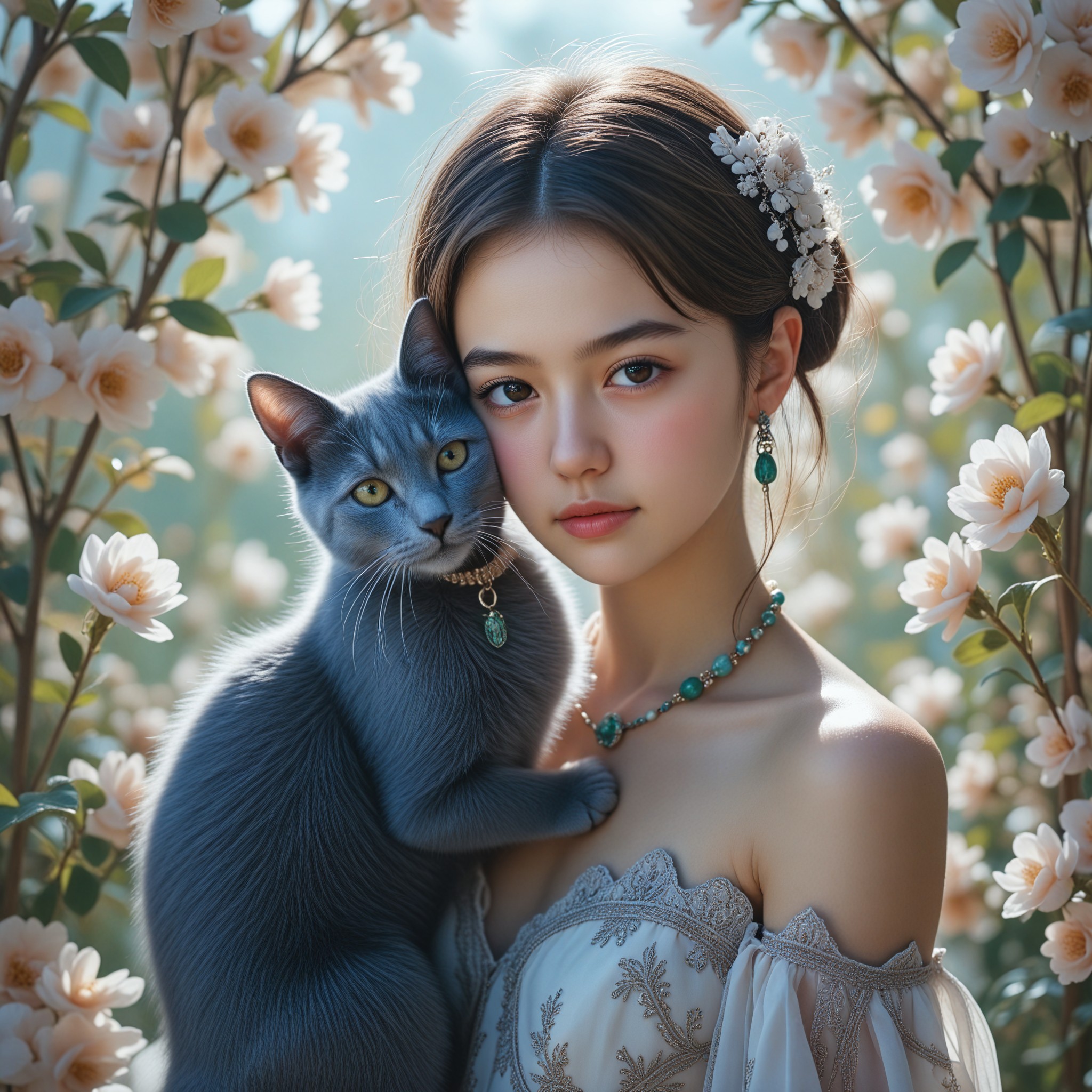 Cat who loves to act cute image