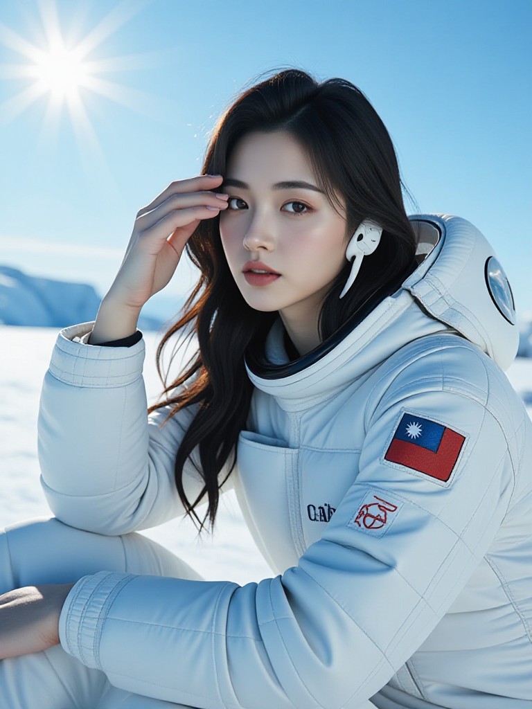 Beautiful astronaut image