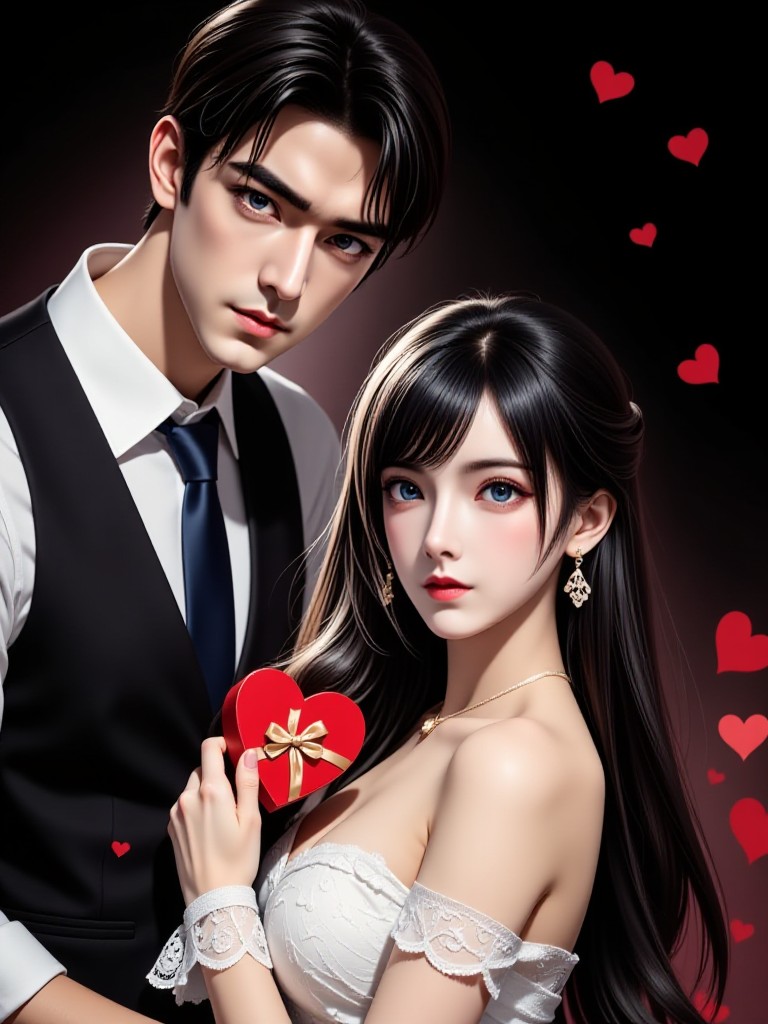 AI Animation version 🌹✨  The most precious gift for a romantic Valentine's Day is the time spent with you!   ✨🌹 image