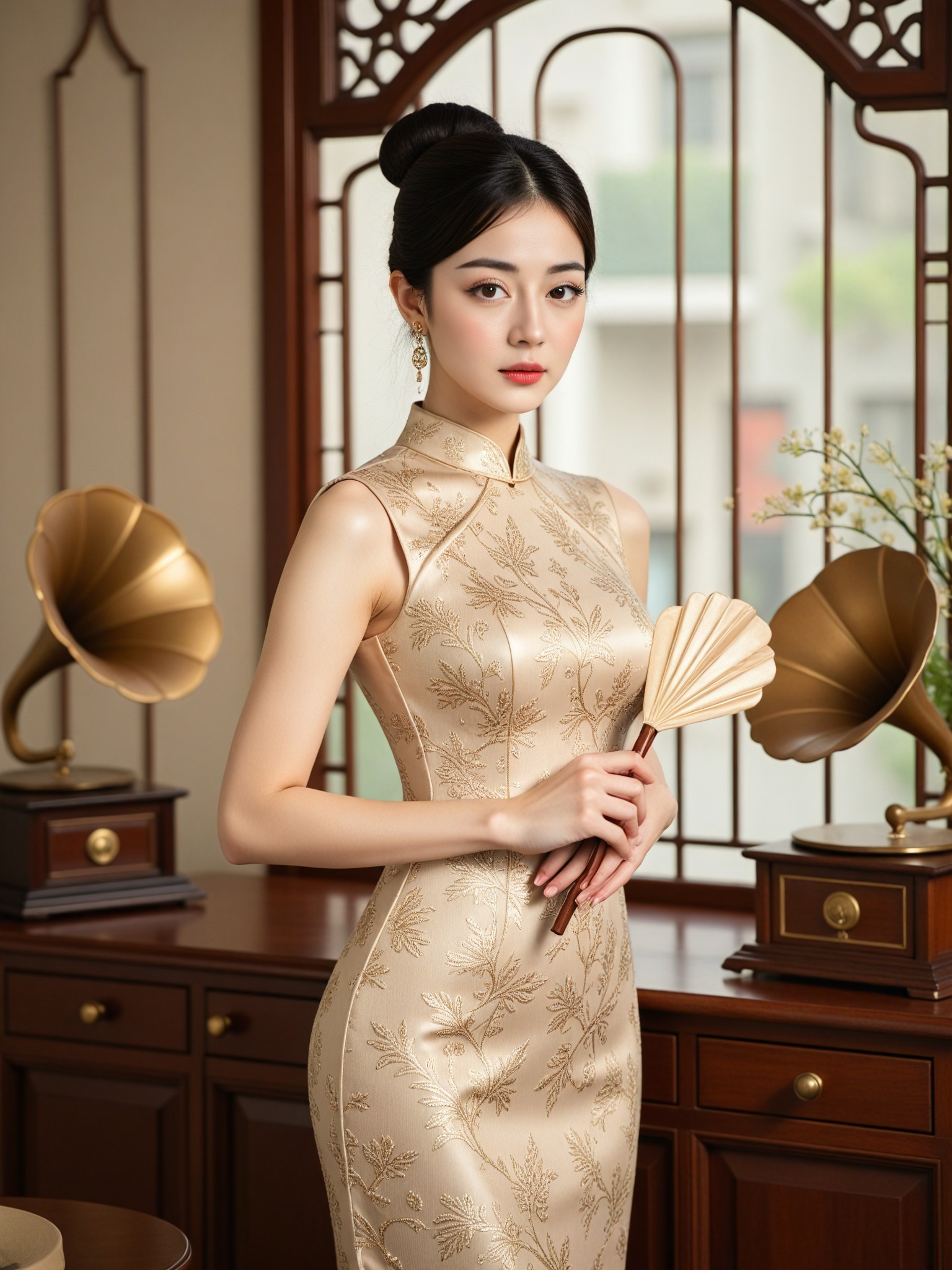 Cheongsam girl image