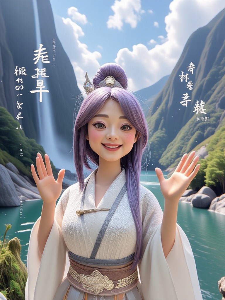 Waterfall scenery image