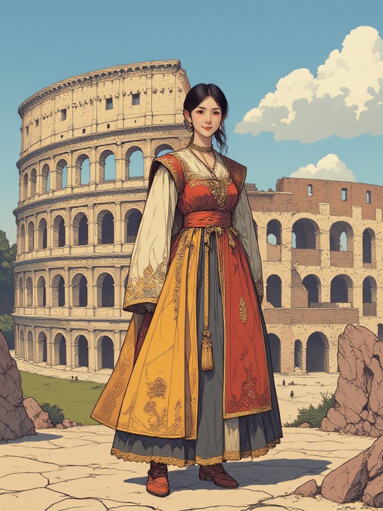 The Roman Colosseum image