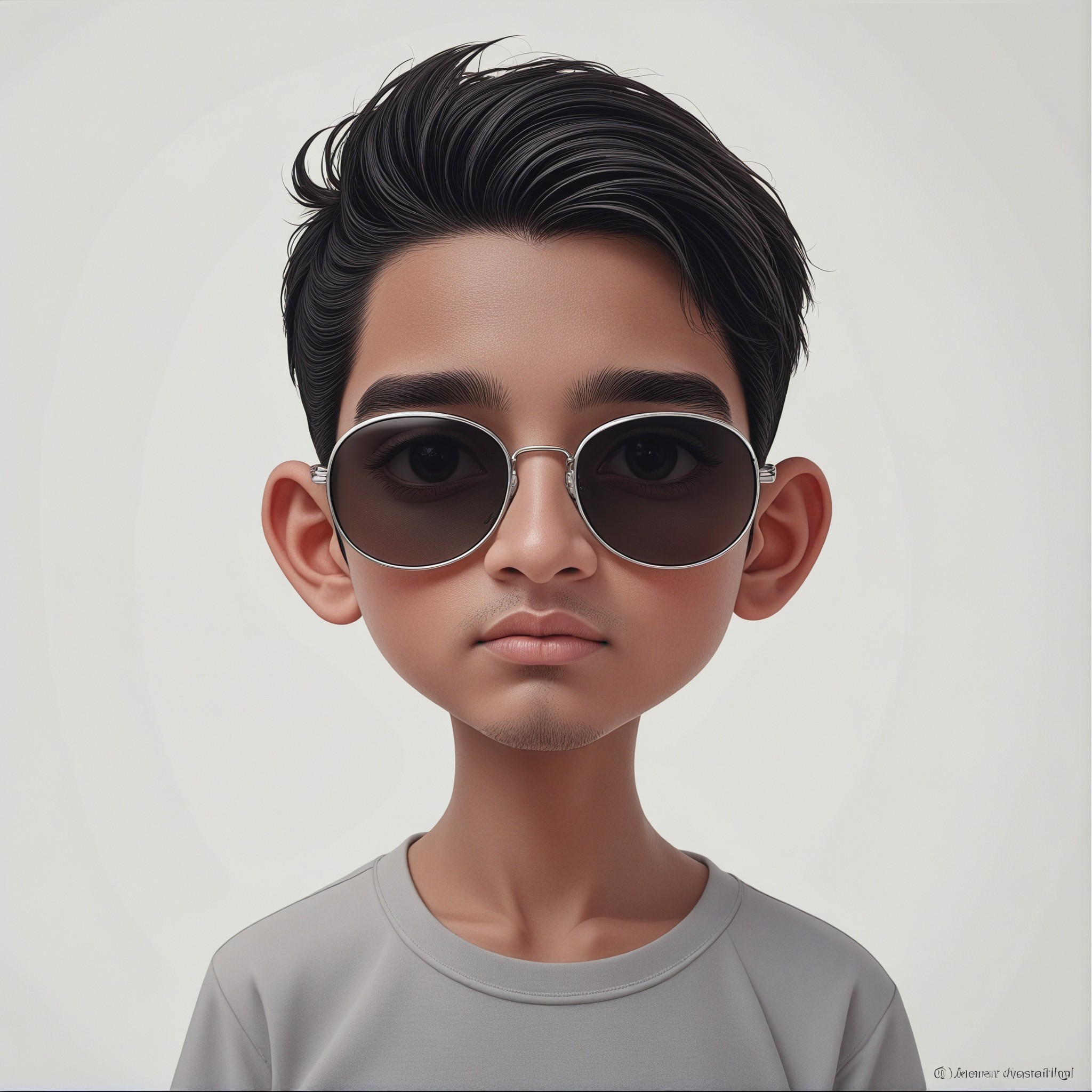 Cool cartoon image wearing sunglasses image