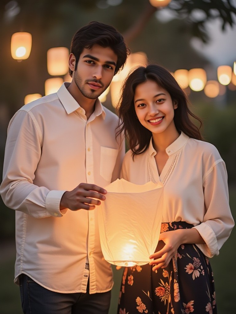 Waisak Day couple image