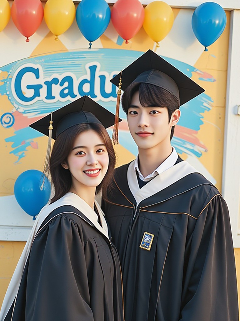 Graduation couple image