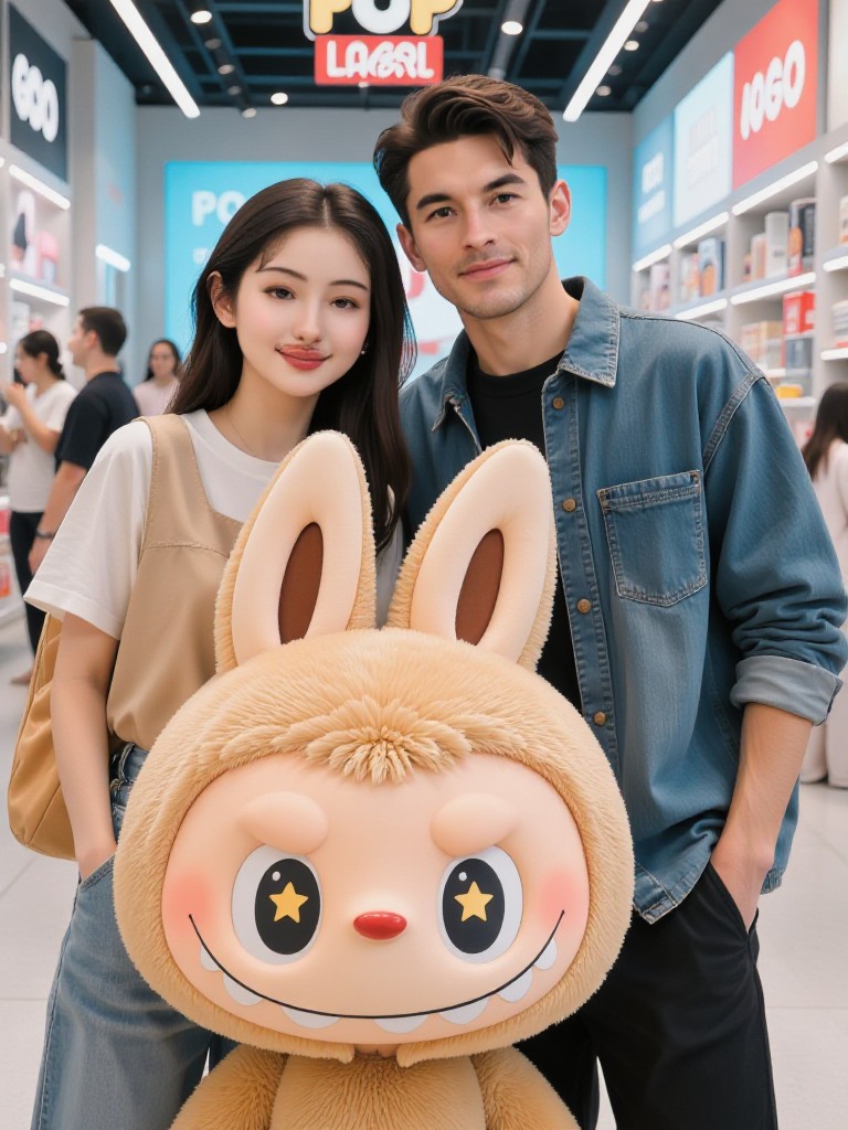 Couple & LABUBU image