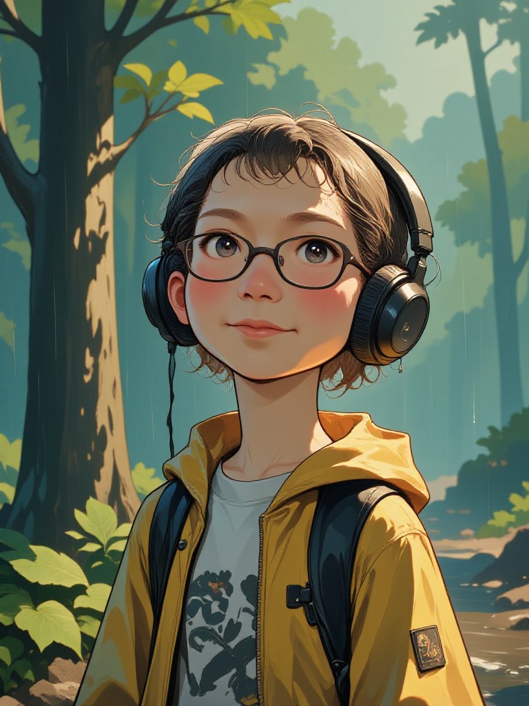 Rainy Wind Forest image