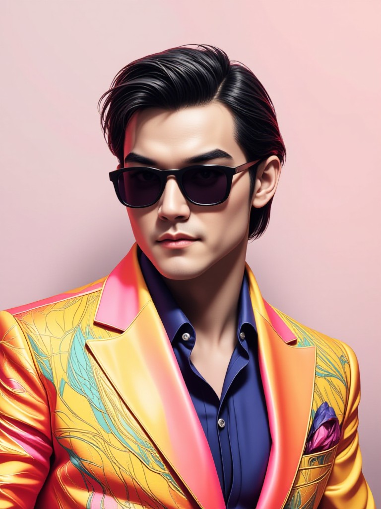 [Dynamic Video] Rainbow Elvis Presley image