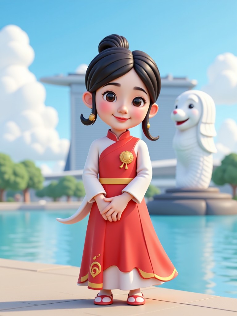 3D新加坡娘惹 image