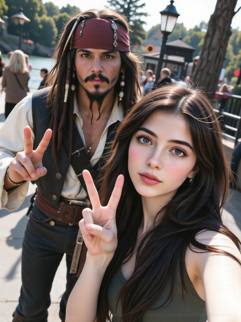 Photo with Captain Jack image