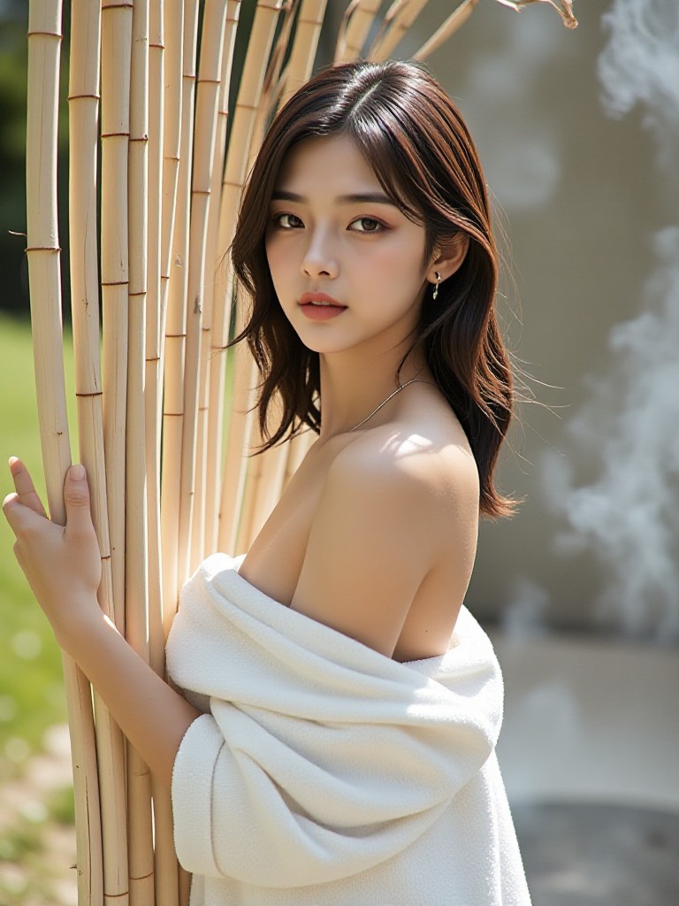 Bamboo Curtain Spring Dream image