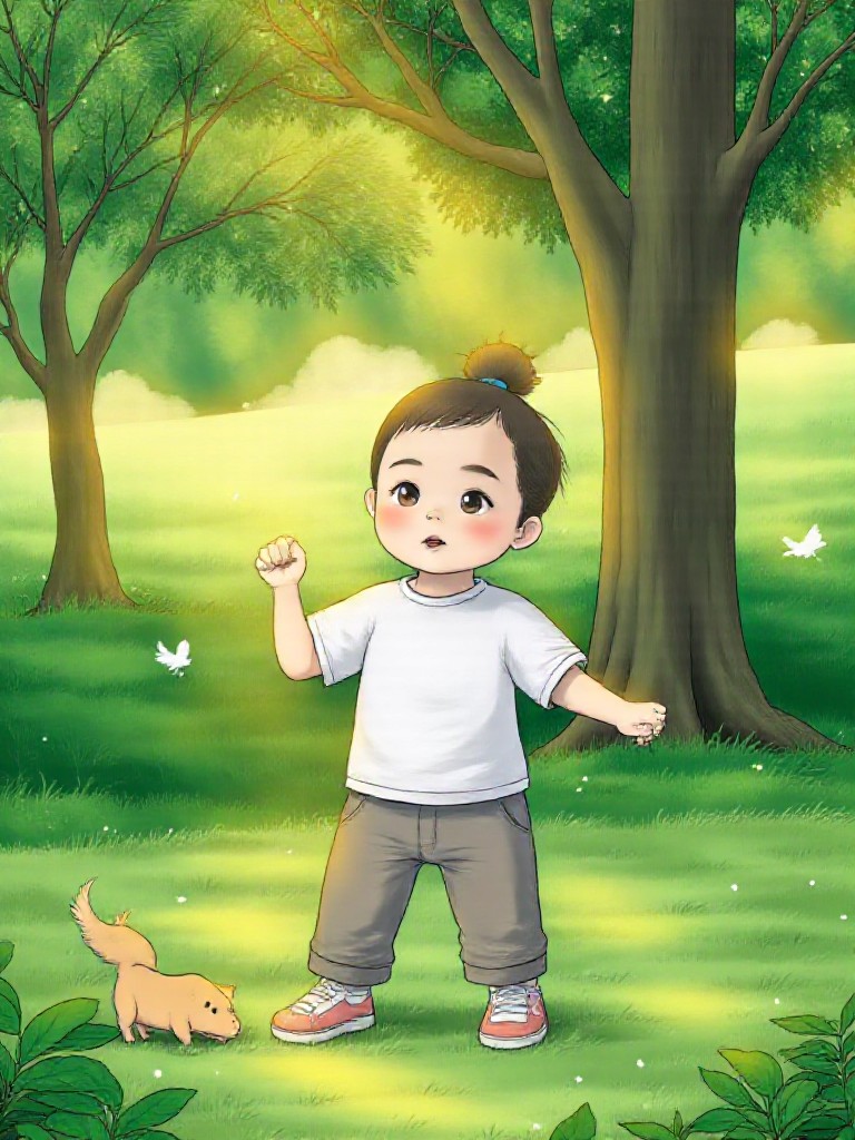 🌲 Good morning, Forest! Animated character motion filter 🌞 image