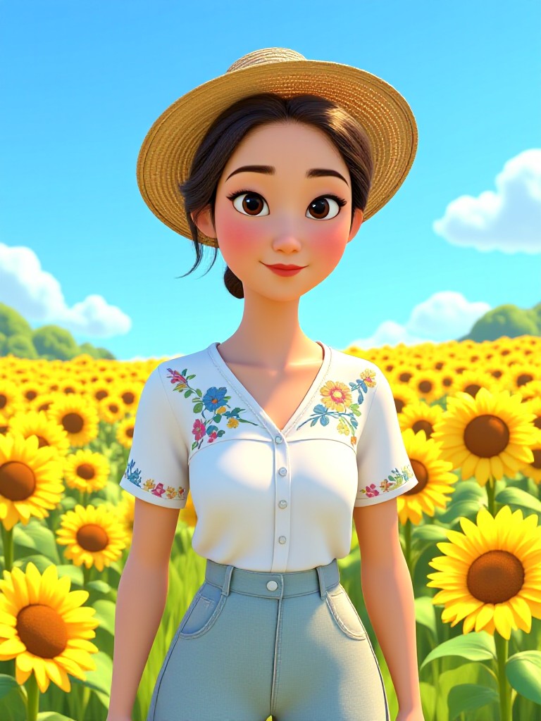 a1.art-generated Sunflower Field image