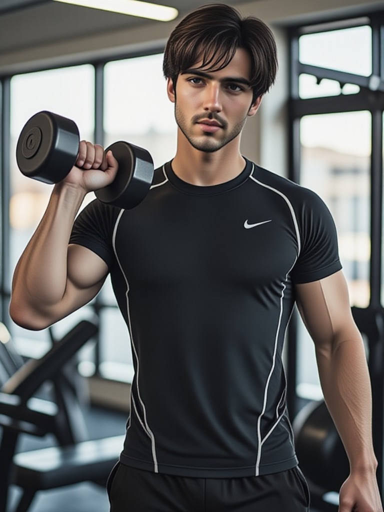 Fitness dumbbells image