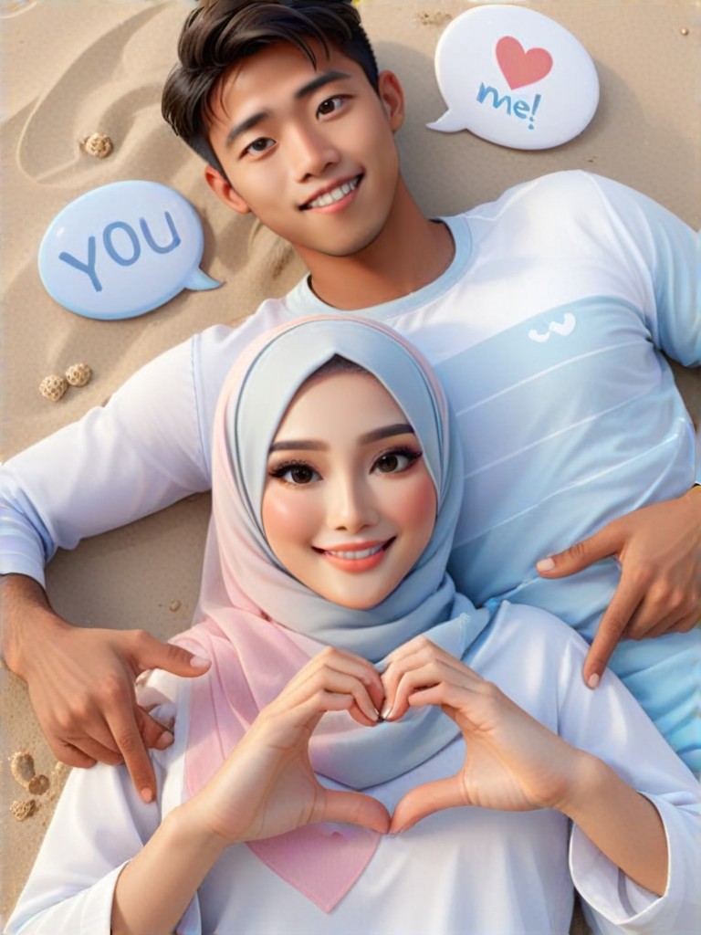 a1.art-generated Girl On The Beach image