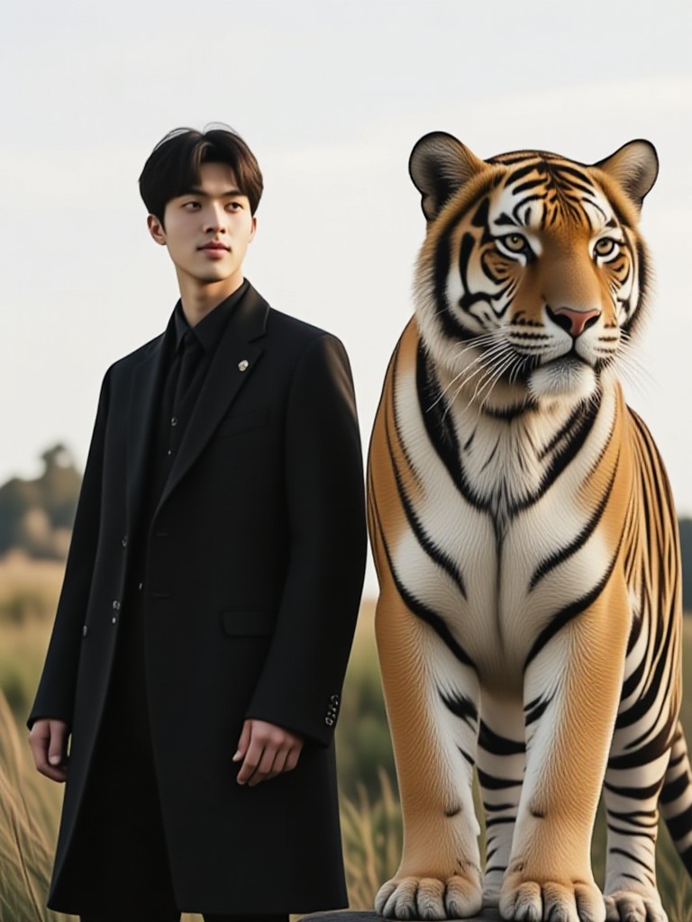 A photo with the tiger image