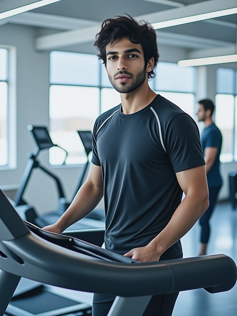 Treadmill exercise image