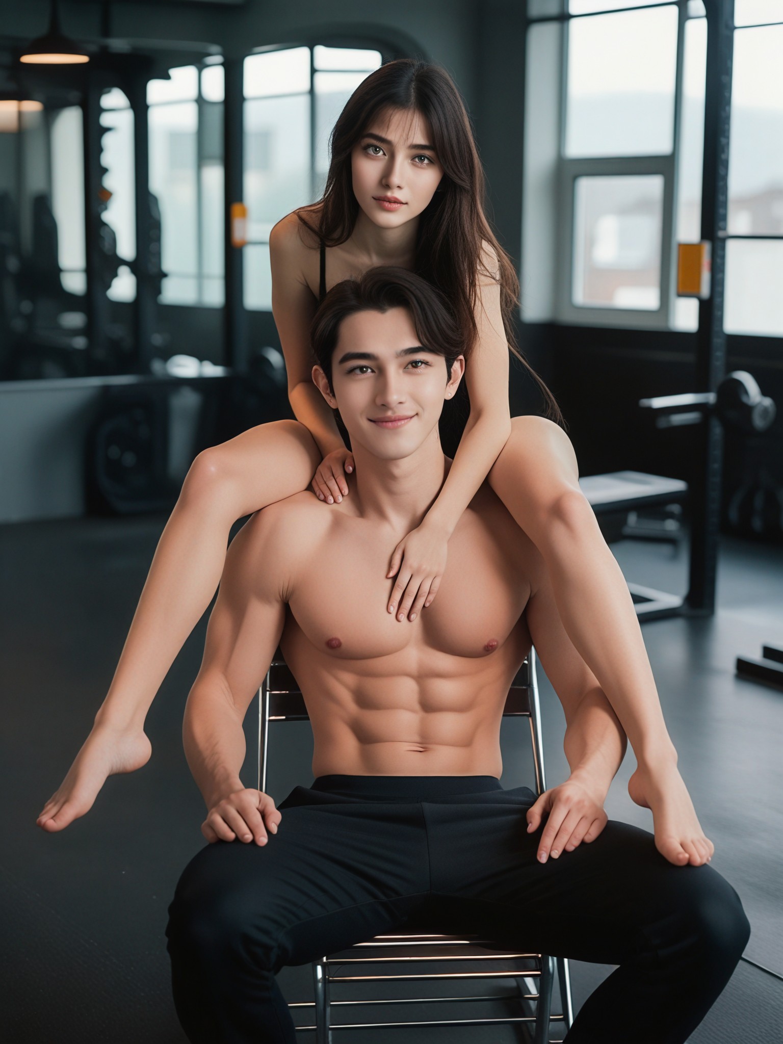 Gym Couple image