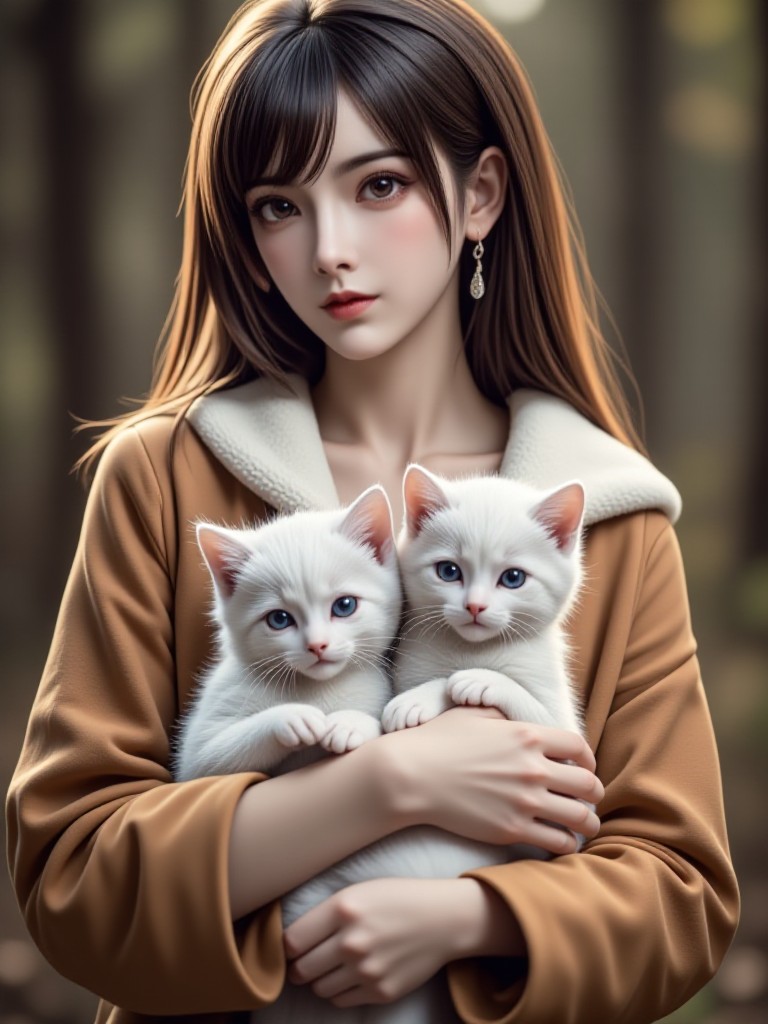 AI Animation version 🌿🐱  The ultimate interpretation of innocence and cuteness!   💛✨ image