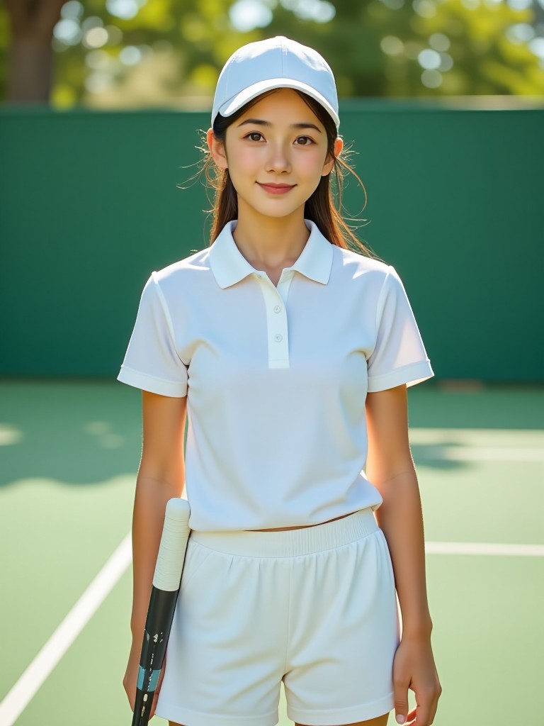 a1.art-generated Female Tennis Player image