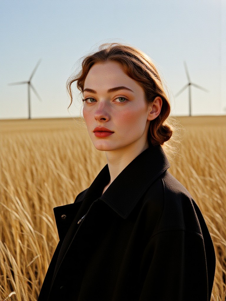 ▶️ Wheat field windmill image
