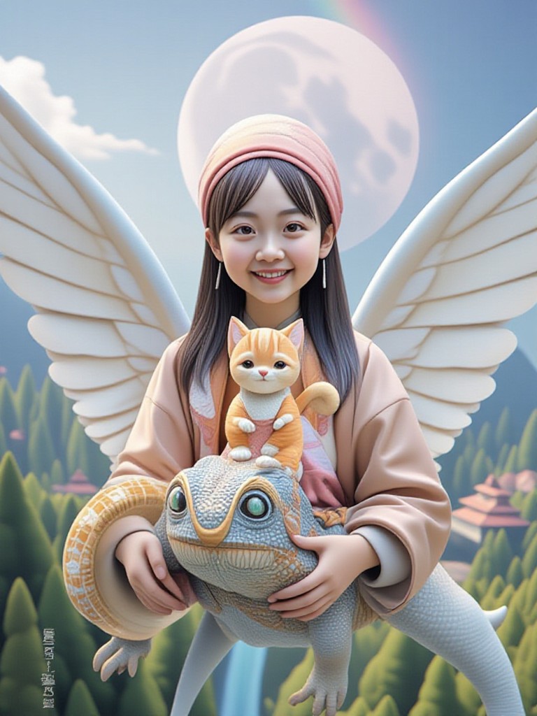 Lizards in the air image