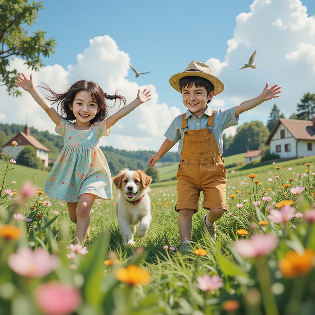 [Video & Music] We are running in the countryside happily image