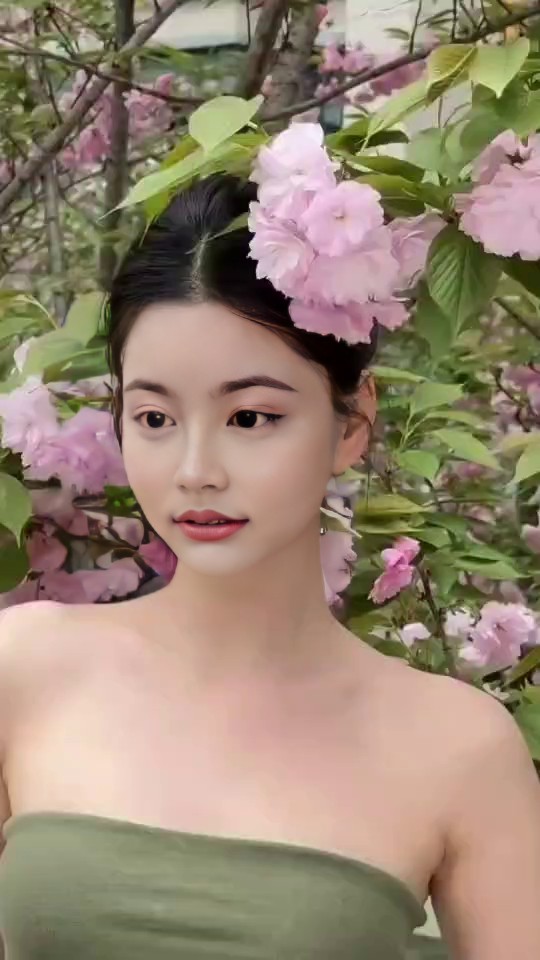 ​​Beauty in a Sea of Flowers​​ image