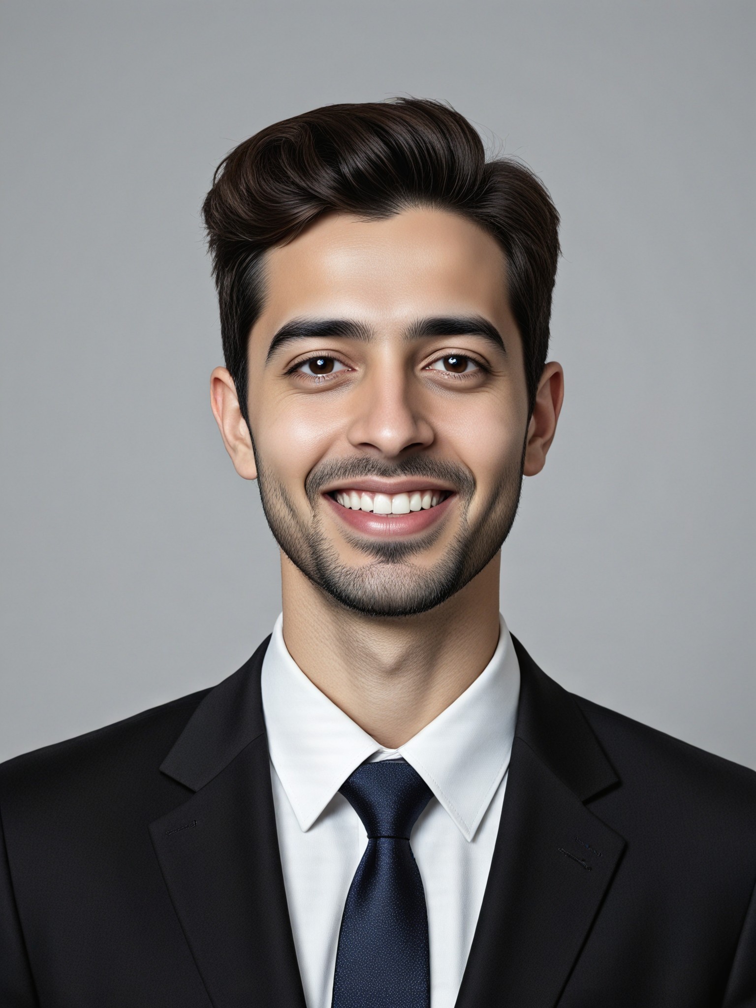 ID photo - man in black suit image