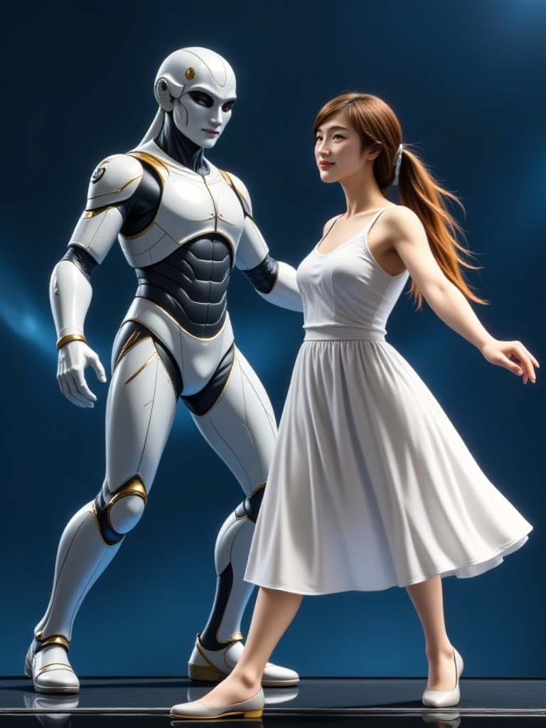 Human and AI Romantic Stage image
