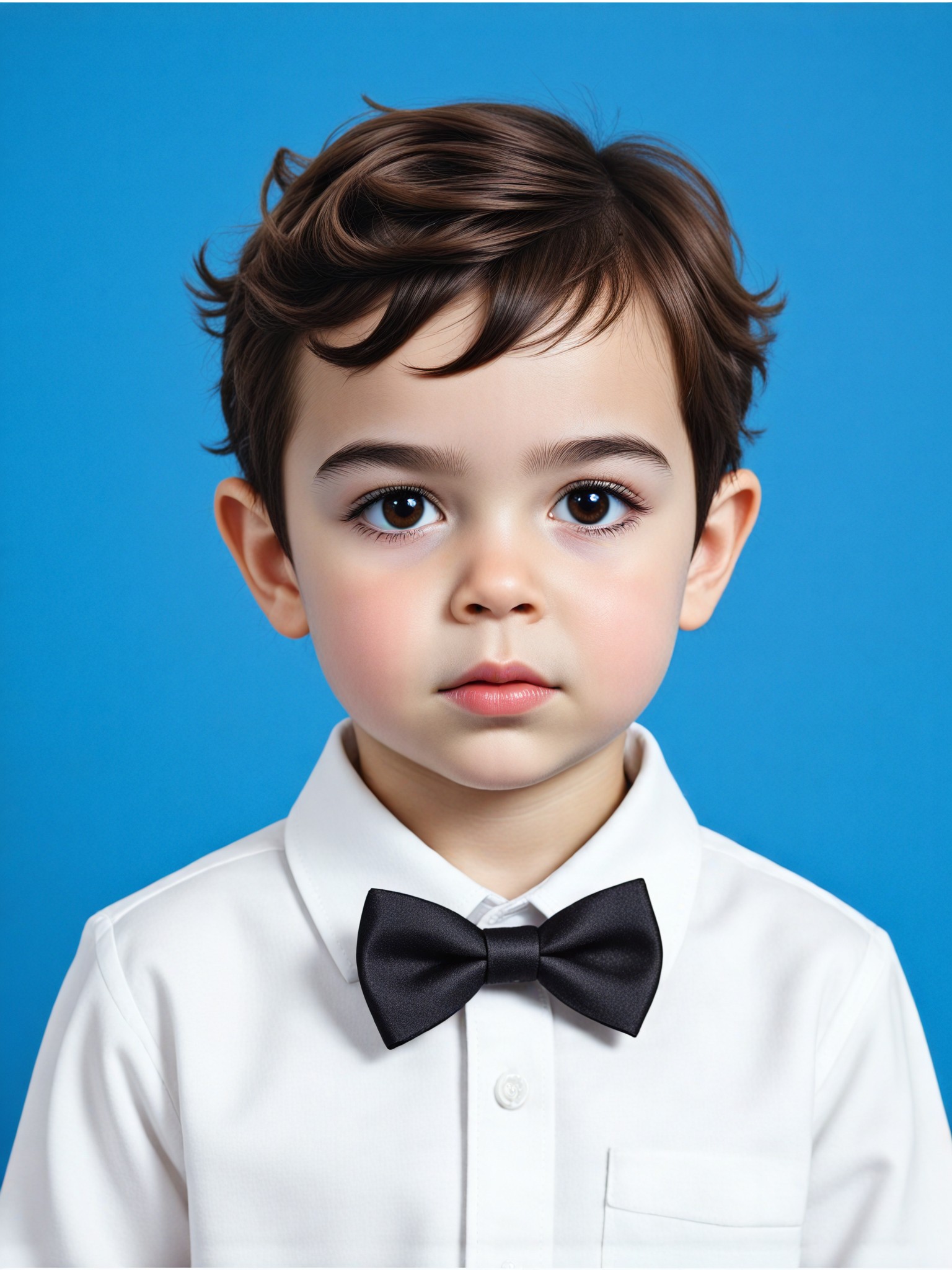 ID photo - little boy with bow tie image