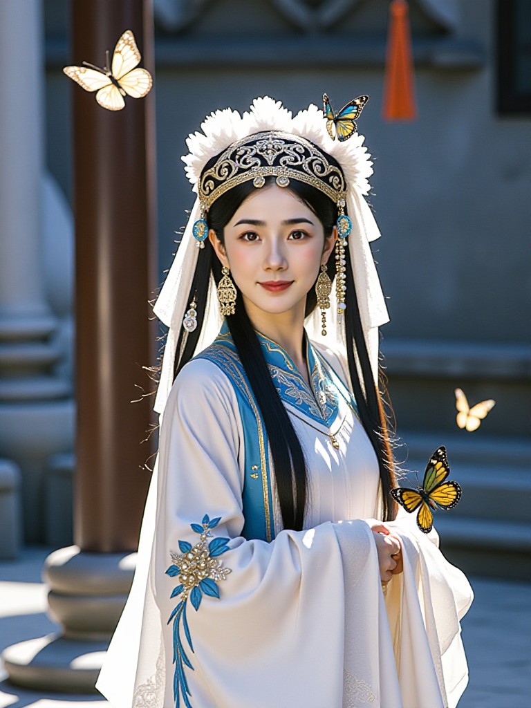 Xiangfei attracts butterflies image