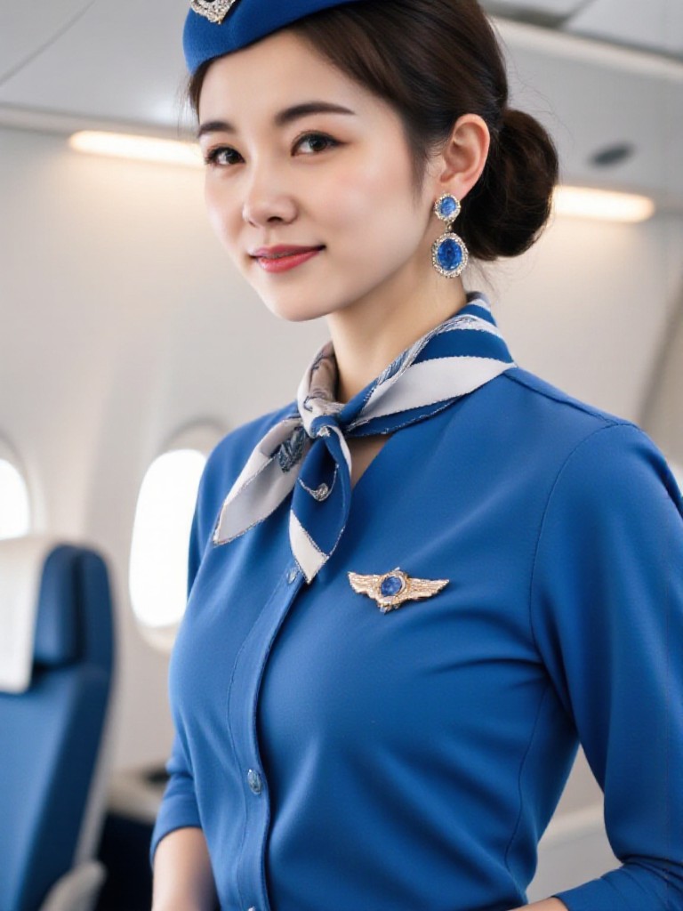 airline stewardess image