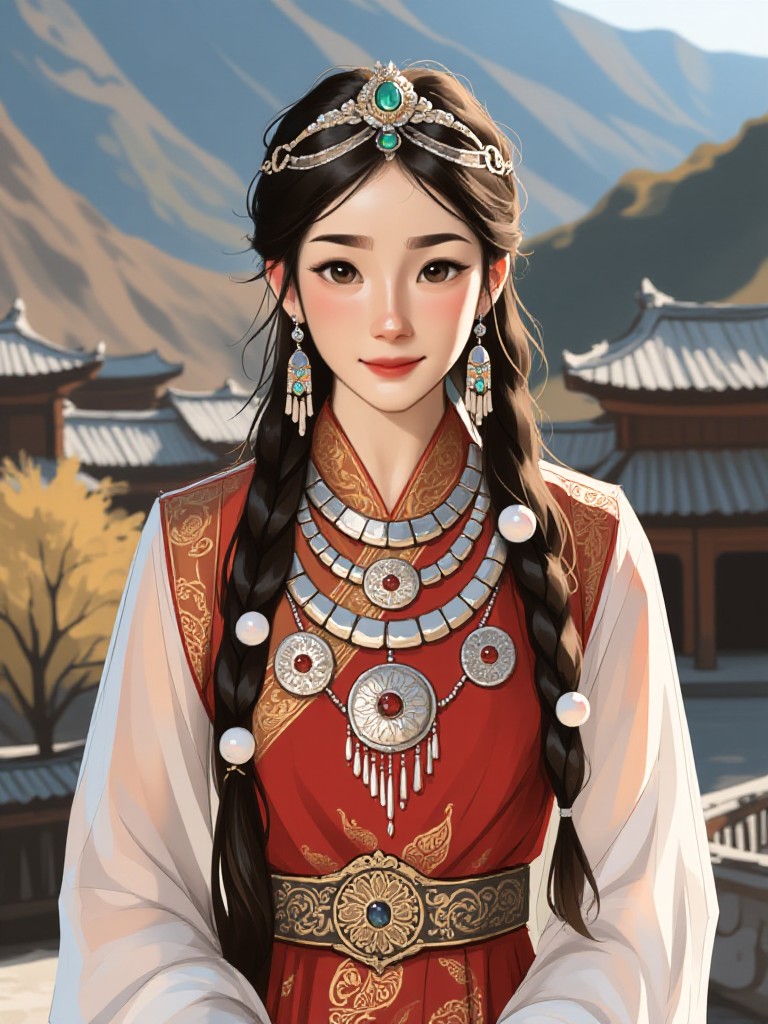 Xizang girls image