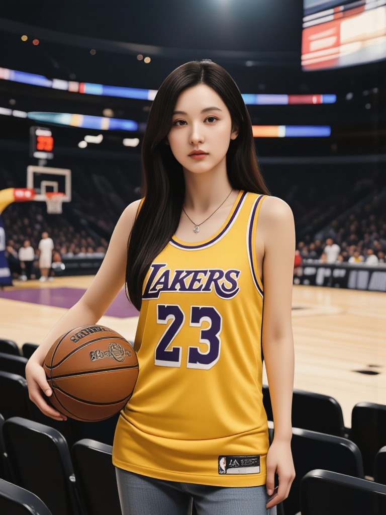 NBA - Basketball girl image