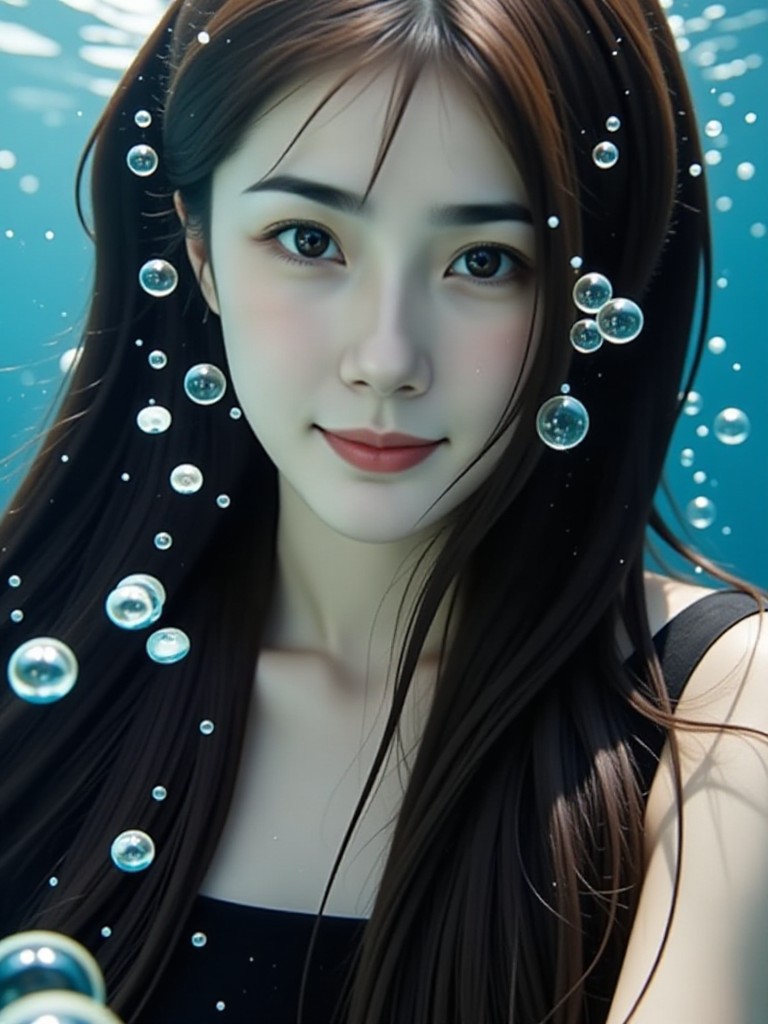 Underwater beauty image
