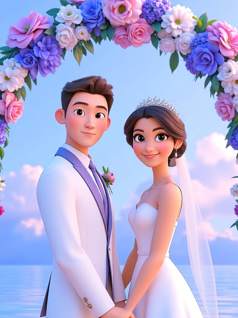 Romance by the seaside image