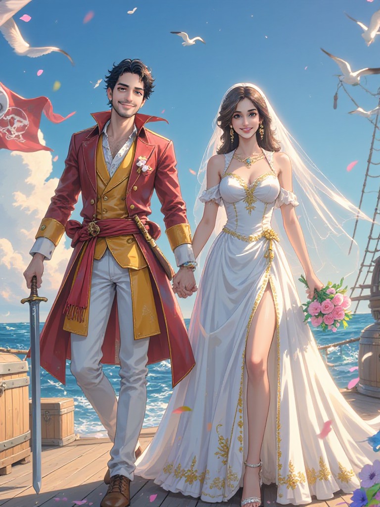 "One Piece-themed wedding" image
