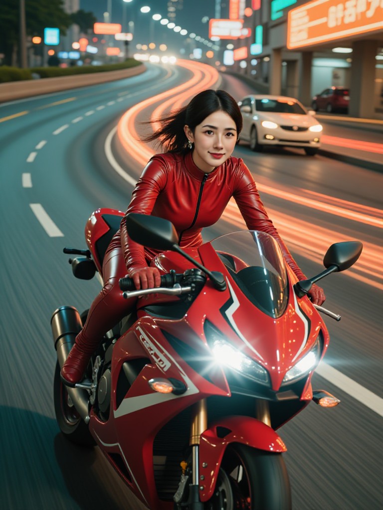 Female rider image