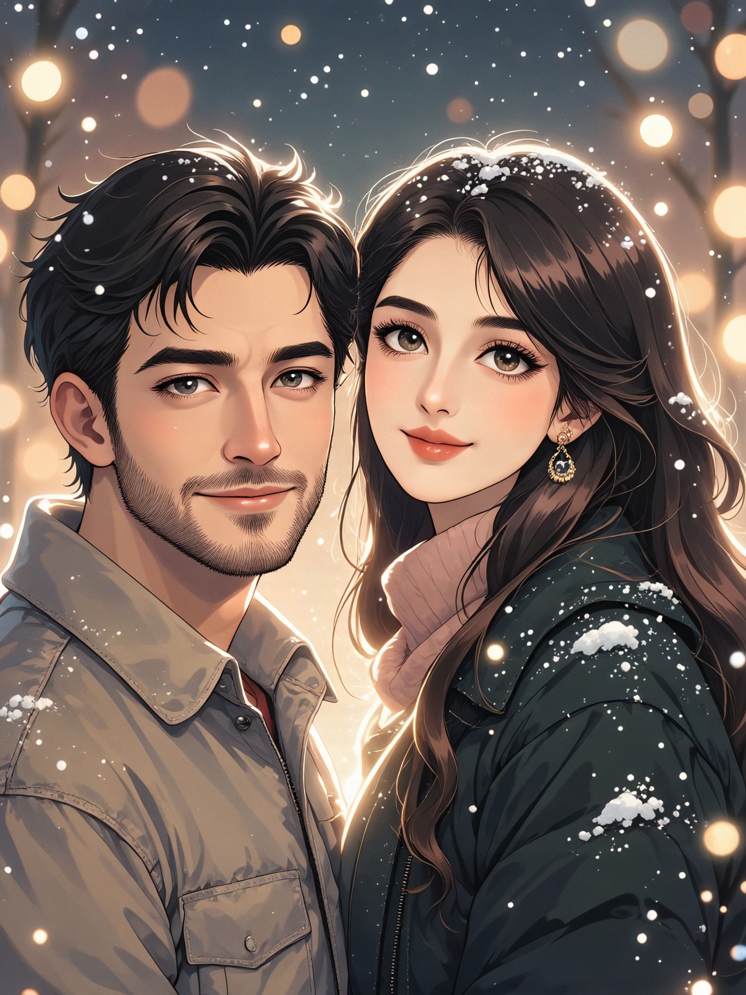 The first snow image