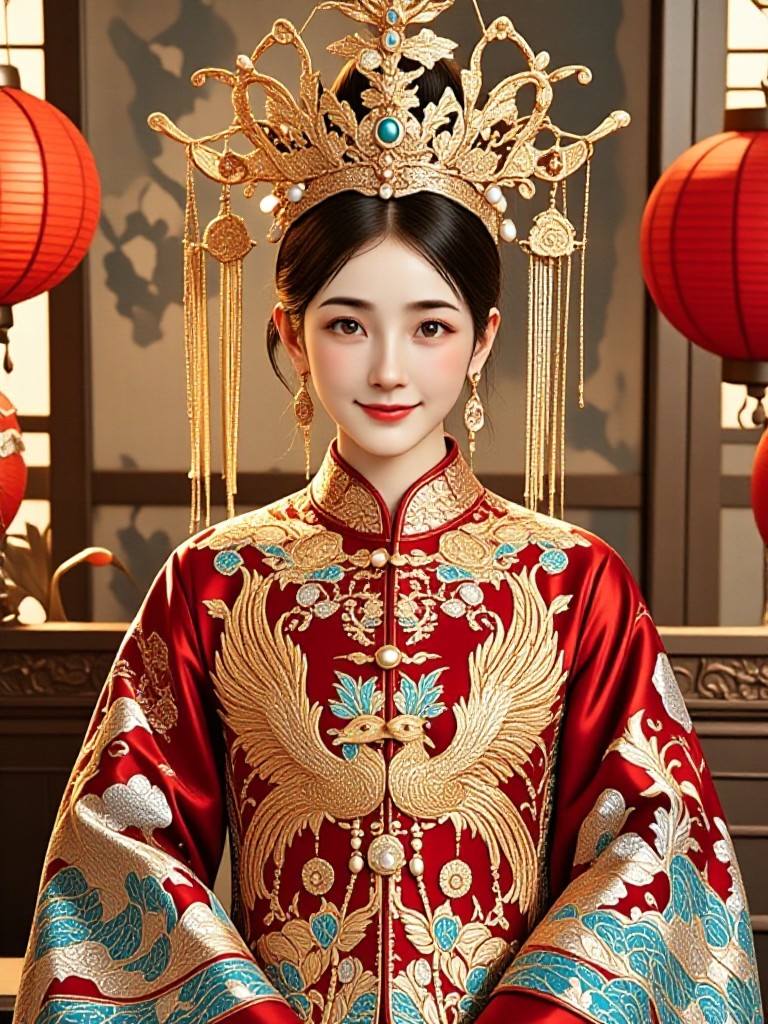 Chinese wedding dress image