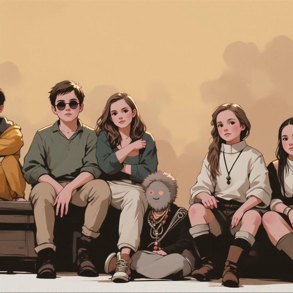 Drawing illustration filter(Video) image