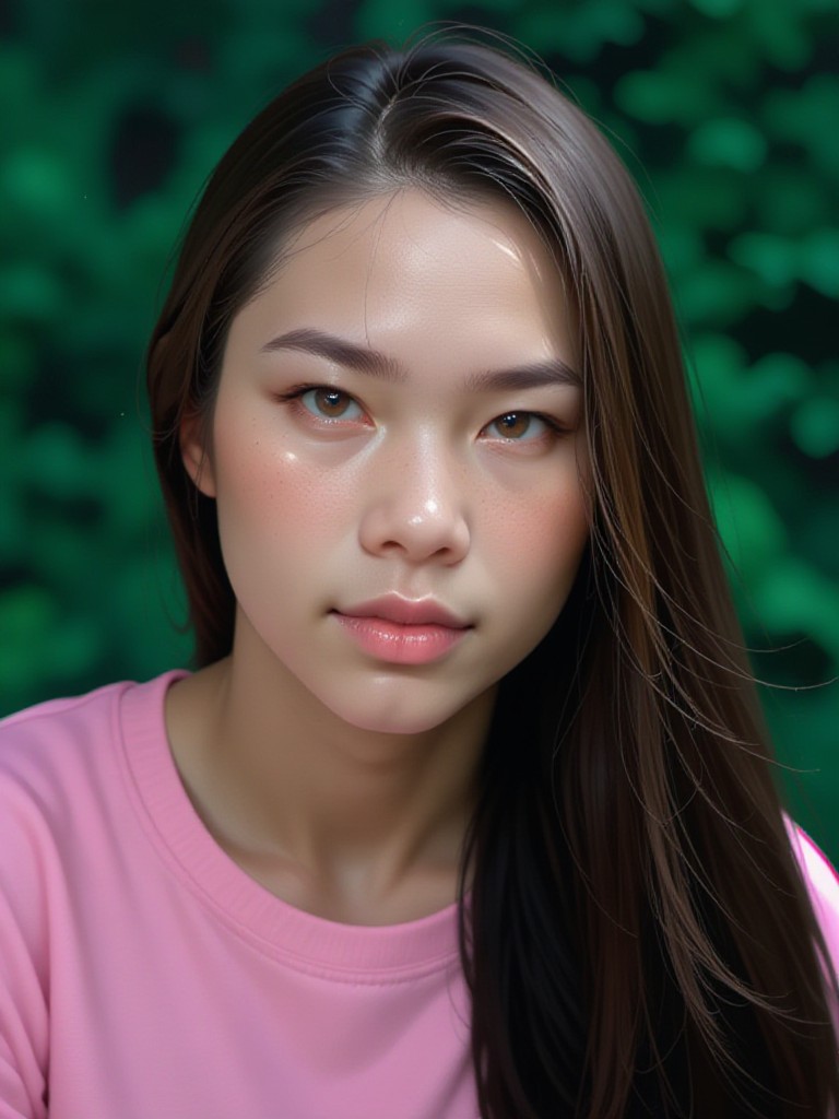 brown eye filter image